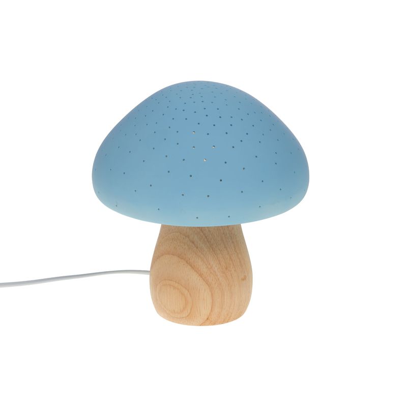 Lampe blå sopp