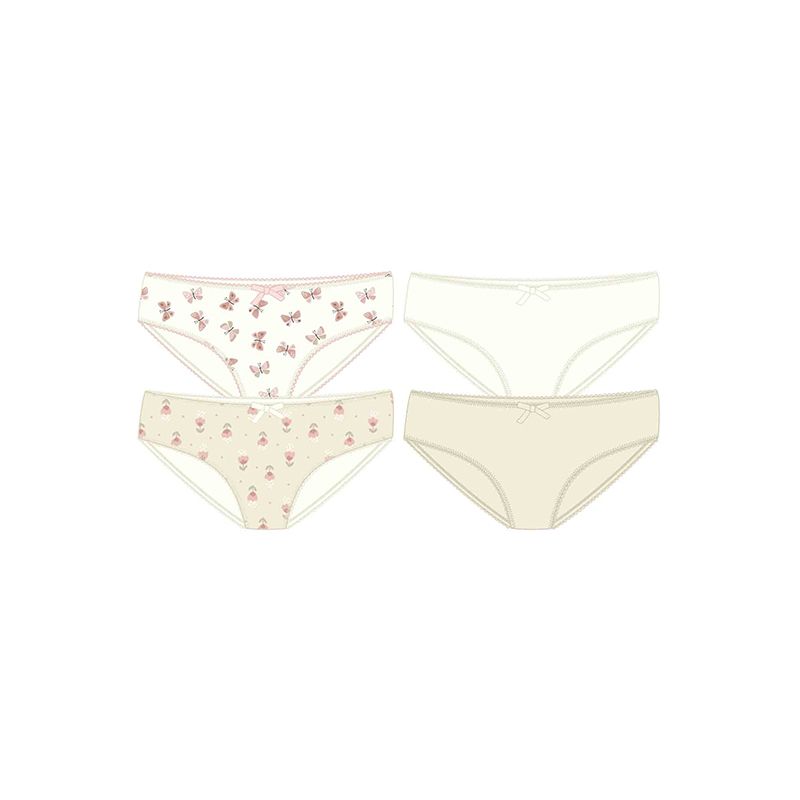 Girl  sand set of 4 briefs