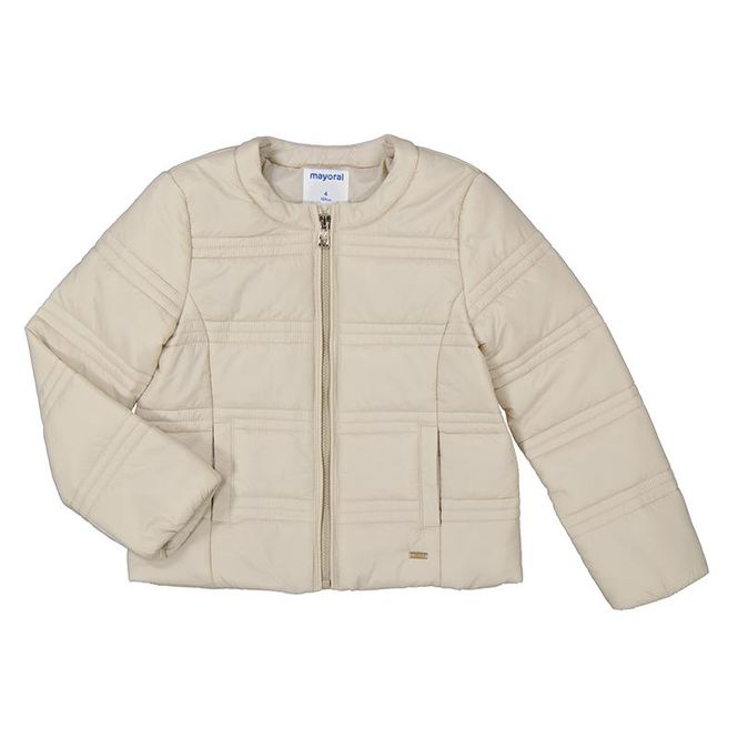 Hovedbilde Vattert jakke beige