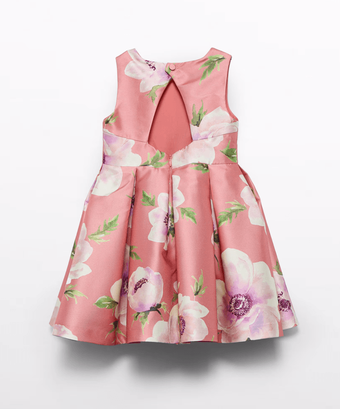 Stamp mikado dress
