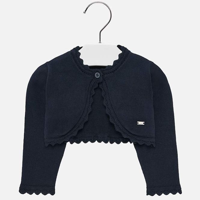 Hovedbilde Cardigan med blondedetaljer marine