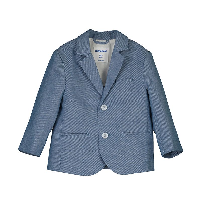 Blazer linblanding grå