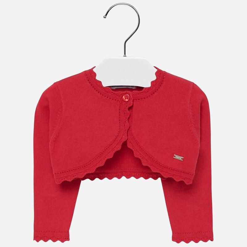 Cardigan med blondedetaljer marine