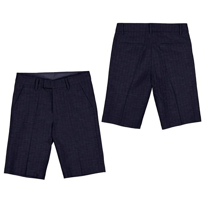 Hovedbilde Shorts i lin marineblå